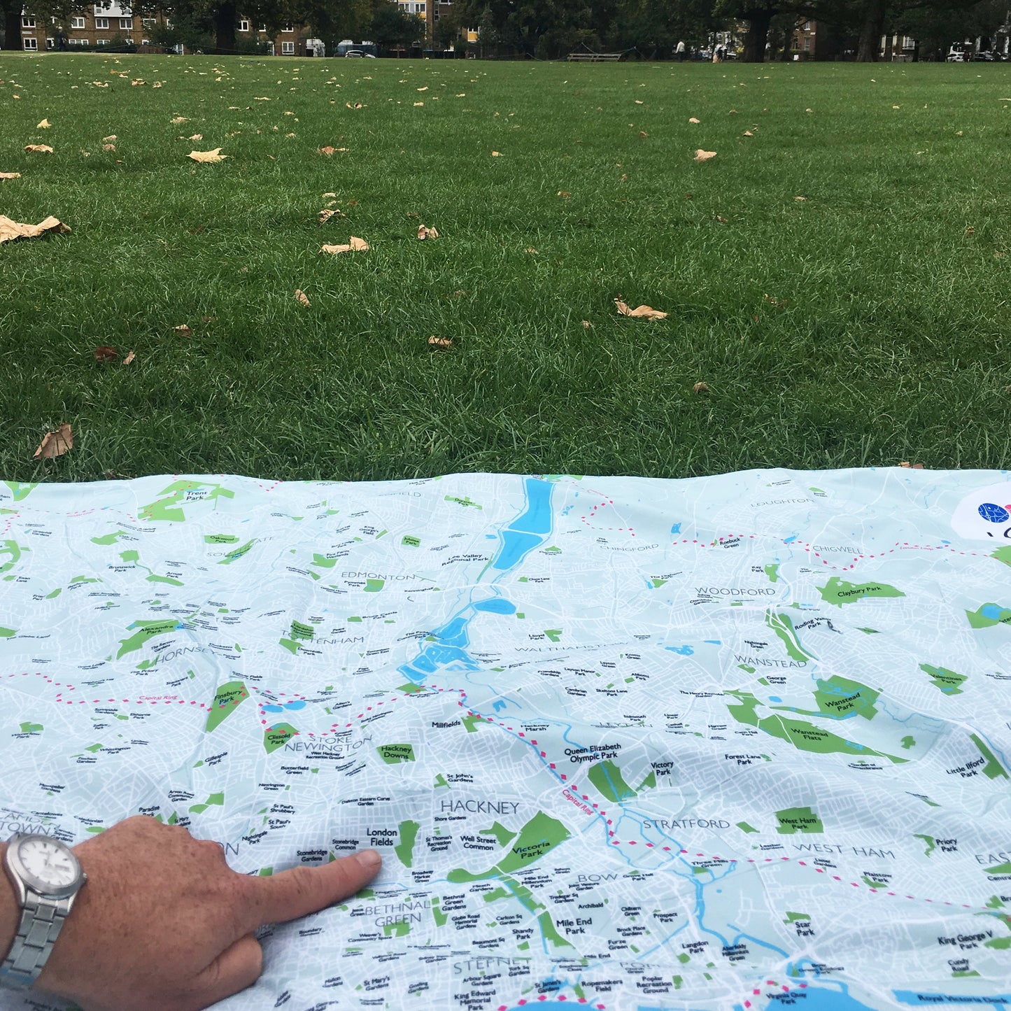 OS London Parks Family PACMAT Picnic Blanket