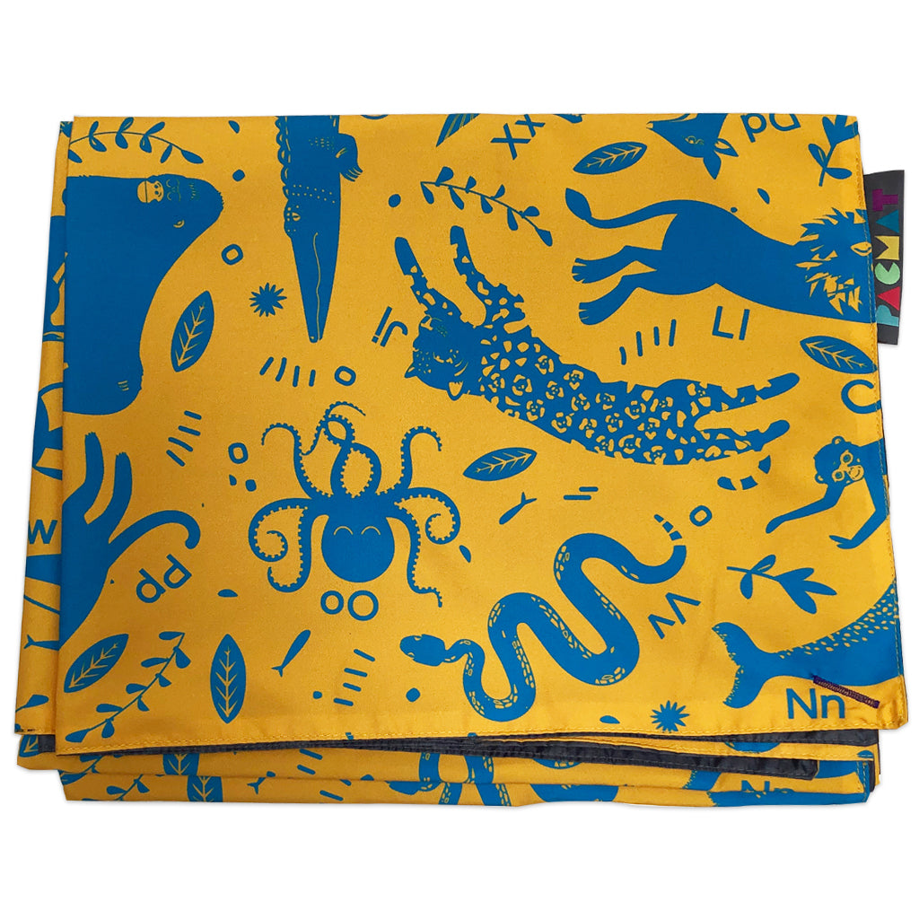Animal Alphabet XL PACMAT Picnic Blanket