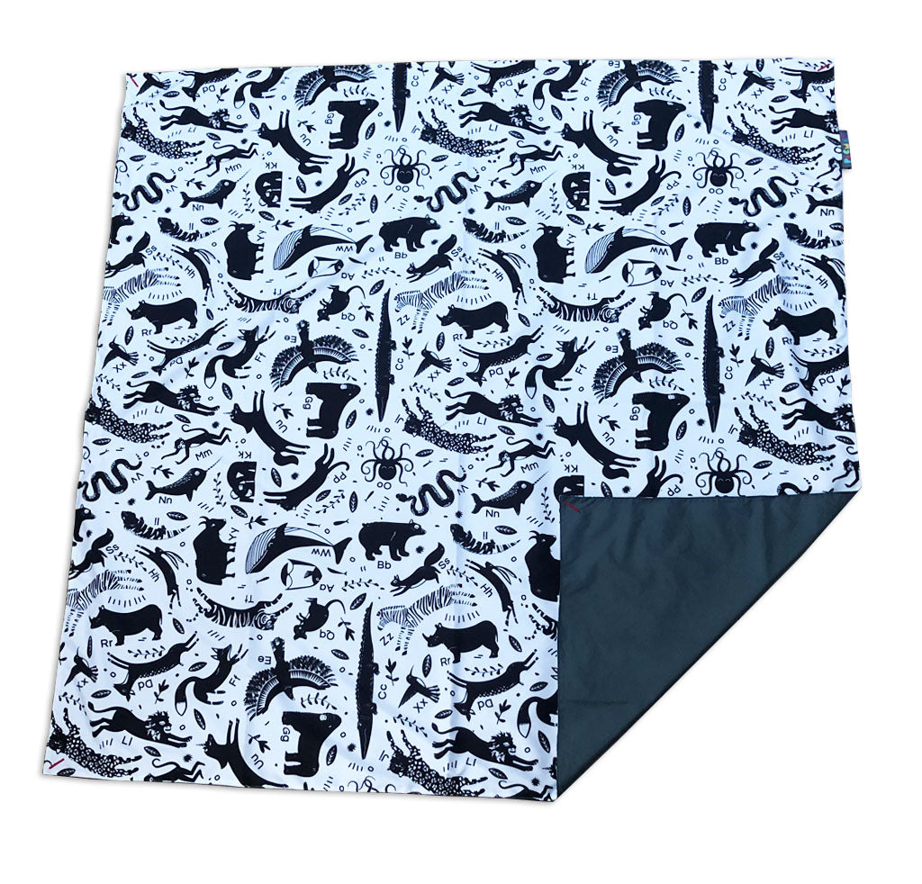 Animal Alphabet Family PACMAT Picnic Blanket