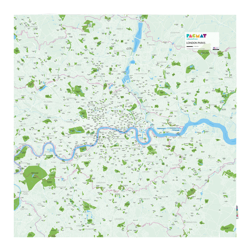 OS London Parks Family PACMAT Picnic Blanket