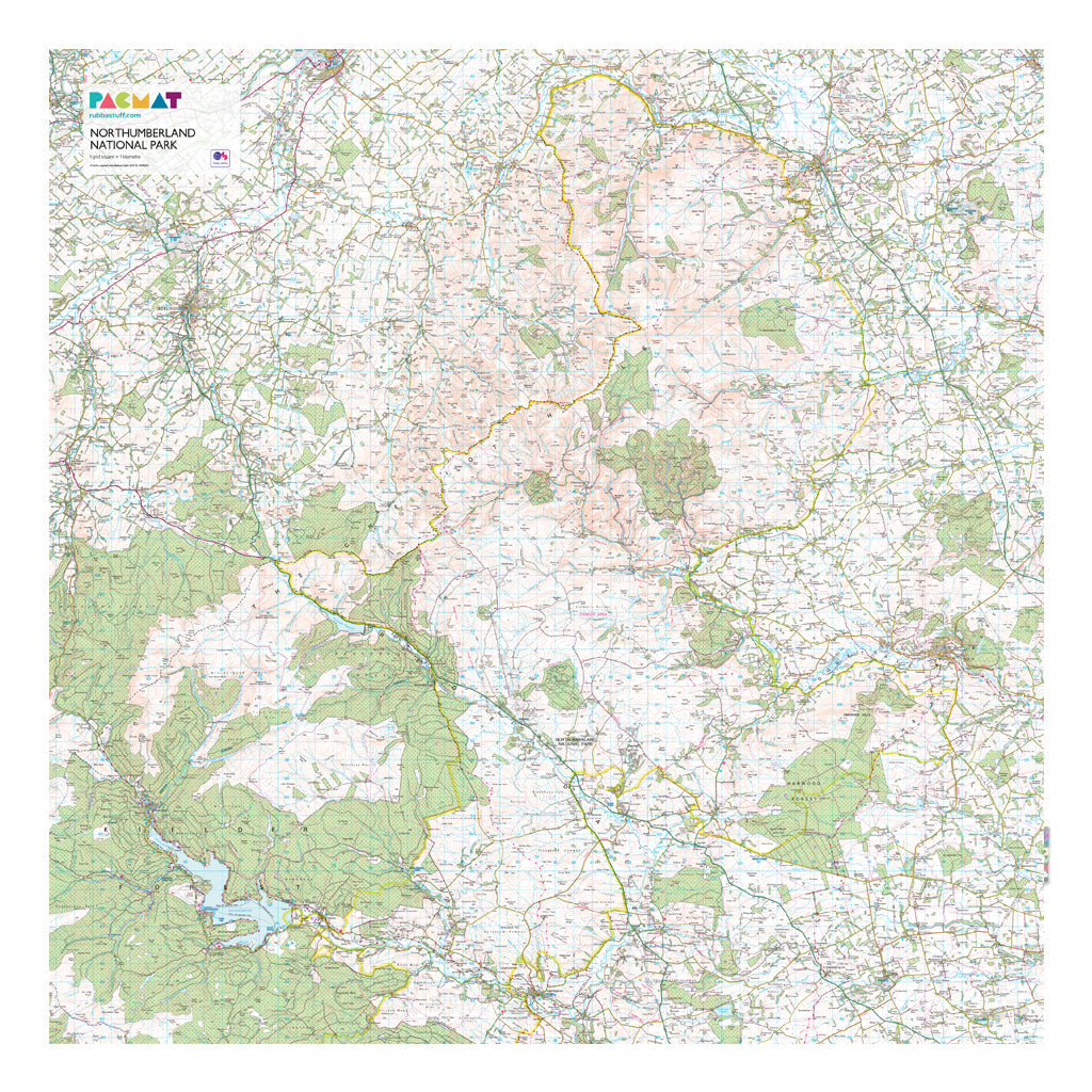 OS Northumberland Family PACMAT Picnic Blanket
