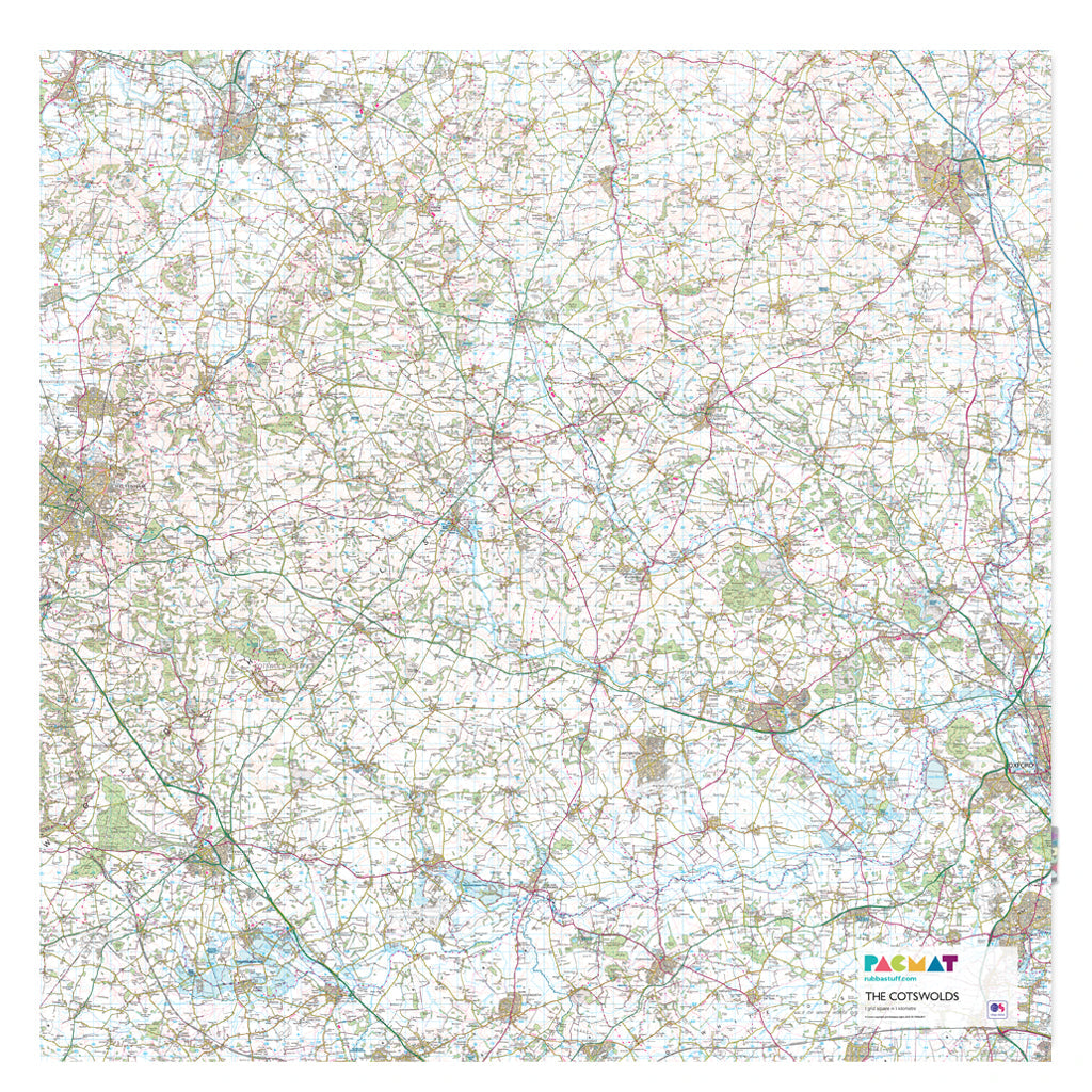 OS Cotswolds Family PACMAT Picnic Blanket