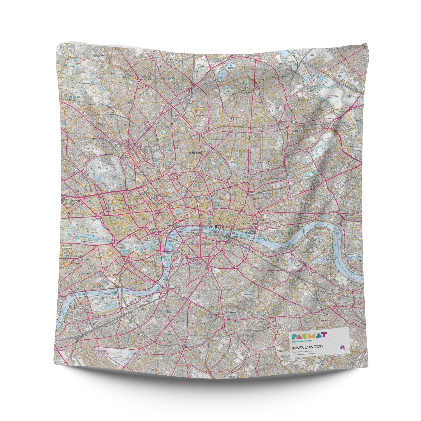OS Inner London Family PACMAT Picnic Blanket